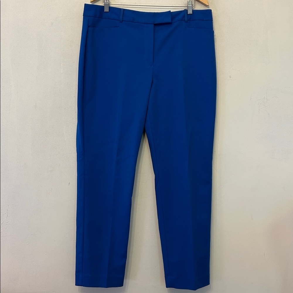 Talbots royal blue Newport style ankle pants Size 16 EUC